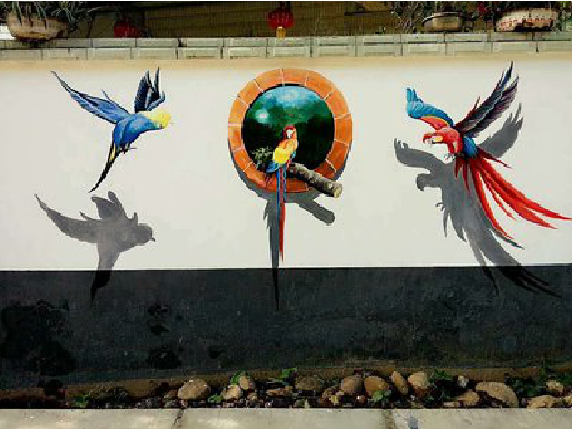 兰坪视觉错位-3D墙绘设计