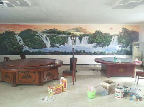 兰坪墙绘-写实风景