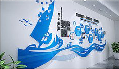 兰坪海浪主题文化墙如何设计？