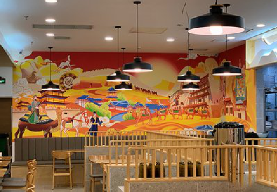 兰坪商业空间彩绘介绍。