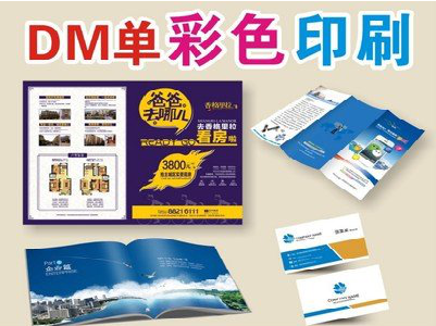 兰坪单页印刷，色彩搭配简单。
